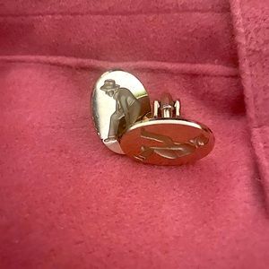 Vintage Silver bowling men cufflink